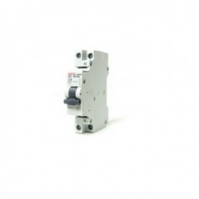 INTERRUTTORE MAGNETOTERMICO 1P+N C DIN 1 MODULO 4,5KA 16A 230V AEG EC91EC16NR