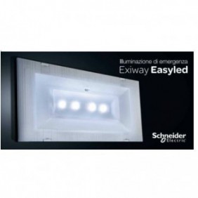 LAMPADA DI EMERGENZA STANDARD EXIWAY LED IP42 4H 120LM SE SCHNEIDER OVA38365