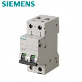 INTERRUTTORE AUTOMATICO MAGNETOTERMICO 1P+N 2 MODULI 10A SIEMENS 5SL35107