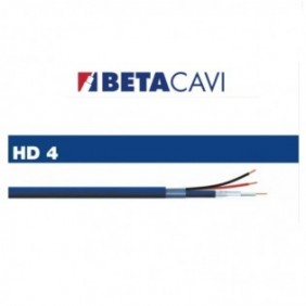 CAVO COASSIALE PER VIDEOSORVEGLIANZA TVCC HD COAX + 2X0,50 100m BETA CAVI HD4205