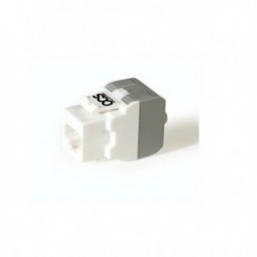 PRESA LAN RETE CAT 5 CCS EASYCRIMP C5E RJ45 UTP BIANCA KEYSTONE QUBIX 2001018