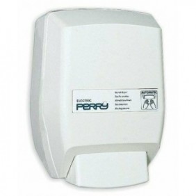 ASCIUGAMANO ELETTRICO A MURO COMANDO PULSANTE 230V 1500W BIANCO PERRY 1DCAMP03