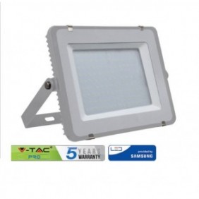 PROIETTORE FARO LED ULTRASLIM 230V 150W SMD IP65 6000K GRIGIO SAMSUNG VTAC V-TAC 483