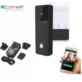 KIT CAMPANELLO WIFI SORVEGLIANZA DA SMARTPHONE TABLET COMELIT KITVISTO/C