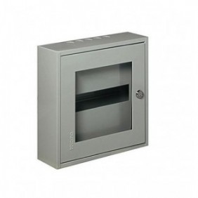 QUADRO CENTRALINO LAMIERA IP30 12M DIN PORTA VETRO SERRATURA BTICINO E109C/12D