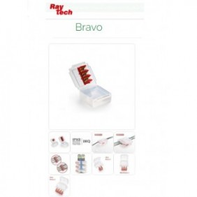 GIUNTO ELETTRICO IP68 GEL 53 x 49 x 22mm CON MORSETTIERA 3P RAYTECH BRAVO 3-6