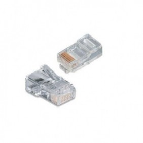 CONNETTORE PLUG 8/8 POLI CAT. 6 UTP RJ45 NON SCHEMRATO CAVO RETE FANTON 23727