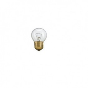 LAMPADINA SFERA E27 25W PER FORNO 300° 230V CHIARA INCANDESC LEUCI 042125.0101