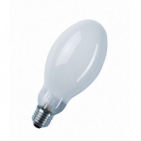 LAMPADA MERCURIO MISCELATA ELISSOIDALE OPALE 160W E27 LUCE BIANCA 4200K 3150lm