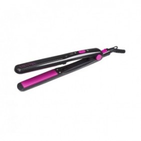 PIASTRA CERAMICA PER CAPELLI NERA E FUCSIA 230°C 25W 230V BEPER 40.957N