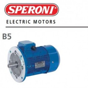 MOTORE ELETTRICO TRIFASE 400V 0.18KW 0.25HP 4 POLI B5 63B SPERONI 134101249