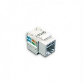 PRESA ORIZZONTALE RETE 1M 8/8 RJ45 CAT.5E UTP NON SCHERMATA BIANCA FANTON 23702