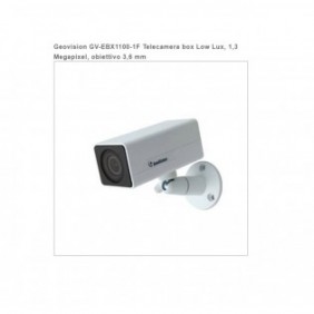 TELECAMERA IP 1.3MPX OTTICA 3.6MM GEOVISION GV-EBX1100-1F